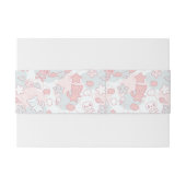 かわいいは落書きと模造します 招待状ベリーバンド (裏面例)