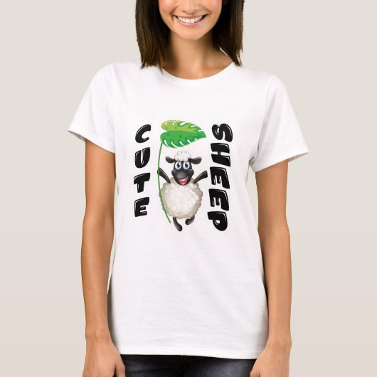 かわいいひつじ Tシャツ (正面)