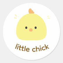 かわいいひよこステッカー