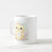 かわいいひよこマママグ | 愛らしい母の日ギフト コーヒーマグカップ (正面左)