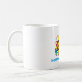 かわいいひよこ宿題また面白い学校のコーヒーマグ コーヒーマグカップ
