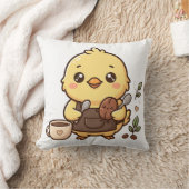 かわいいひよこ豆スプーン かわいい コーヒー 枕 (ブランケット)