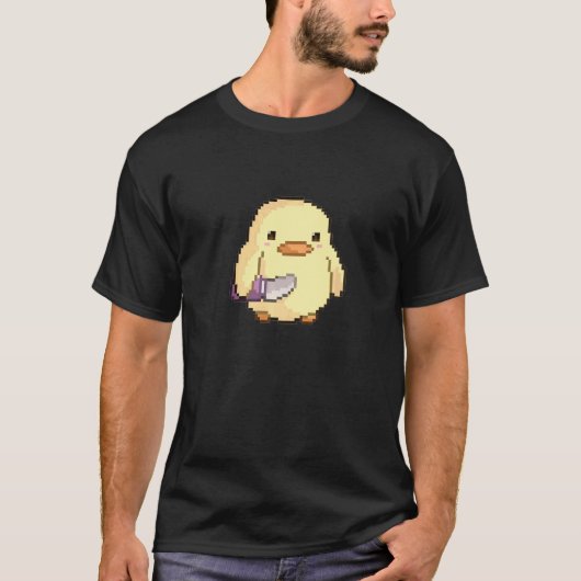 かわいいひよこ雄鶏ニワトリパーカーアイデア Tシャツ (正面)