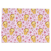 かわいいひよこ+ハート ギフトバッグ (裏面)