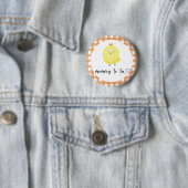 かわいいひよこ - ママになるよ ベビーシャワー 缶バッジ (インサイチュ)