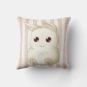 かわいいふくらんでいるかわいいのバニーウサギ クッション (裏面)
