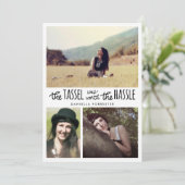 かわいいふさは口論の卒業生3の写真の価値がありました 招待状 (スタンド正面)