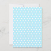 かわいいふたたびペンギンのベビーシャワー 招待状 (裏面)