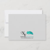 かわいいふたりの新郎 カートゥーン ゲイ ウェディング セーブ・ザ・デート (裏面)