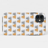 かわいいふわふわ子猫のイラスト ネコの芸術 Case-Mate iPhoneケース (裏面(横))