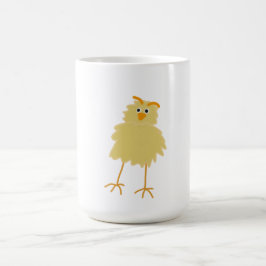 かわいいふわふわ黄色のひよこ コーヒーマグカップ