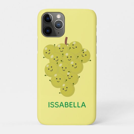かわいいぶどうのキャラクターイラスト Case-Mate iPhoneケース (裏)