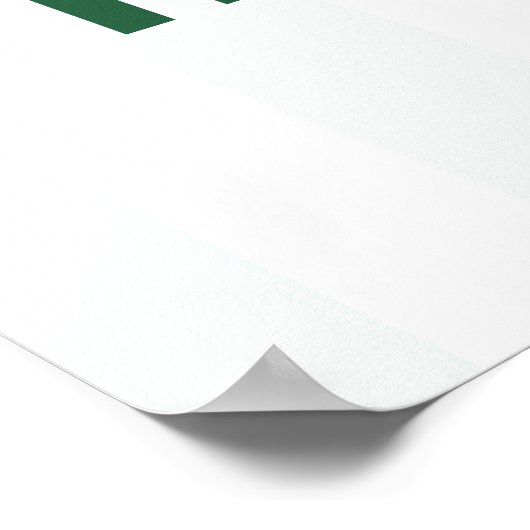 かわいいぶら下がったナマケモノの逆さ水彩誕生日 ポスター (角)