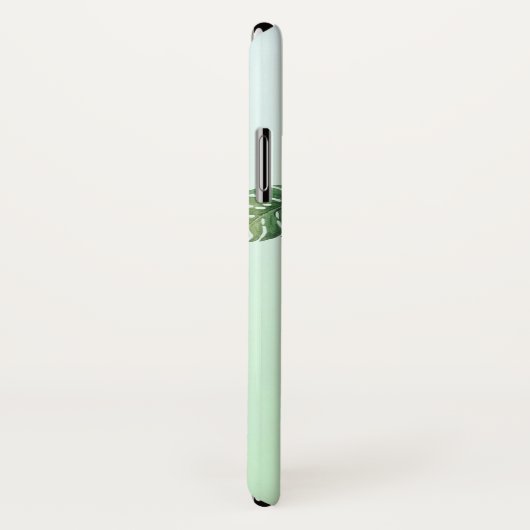 かわいいぶら下がったナマケモノの逆さ水色 Case-Mate iPhoneケース (裏面/右)