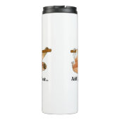 かわいいぶら下がったナマケモノ |写真と文字の追加 タンブラー (裏面)