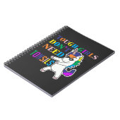 かわいいへんとう腺除去手術ユニコーンガールリカバリー ノートブック (左側)