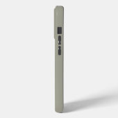 かわいいほっぺのグレー フレンチブルドッグ Case-Mate iPhoneケース (裏面 / 左)