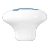 かわいいぽっちゃりした漫画のクジラ セラミックノブ (側面)