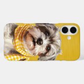 かわいいもじゃもじゃテリアの子犬 Case-Mate iPhoneケース (裏面 (横))