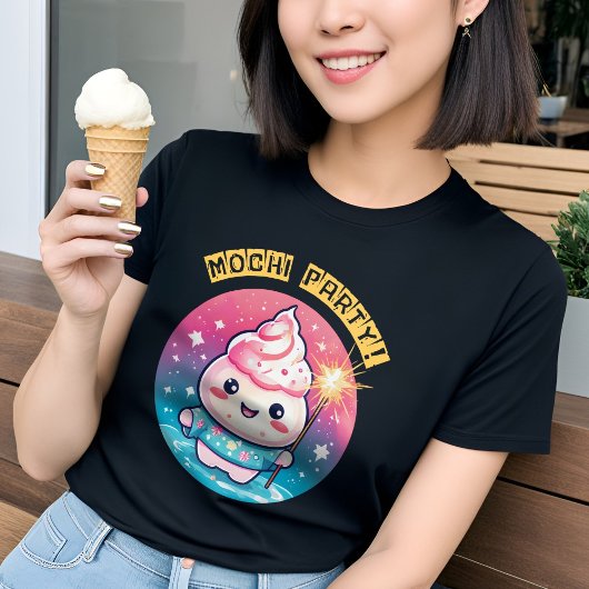 かわいいもちアイスクリーム Tシャツ