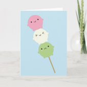 かわいいもち団子 カード (正面)