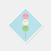 かわいいもち団子 スタンダードカクテルナプキン (角)