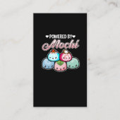 かわいいもち愛好者餅グルメかわいい 名刺 (正面)
