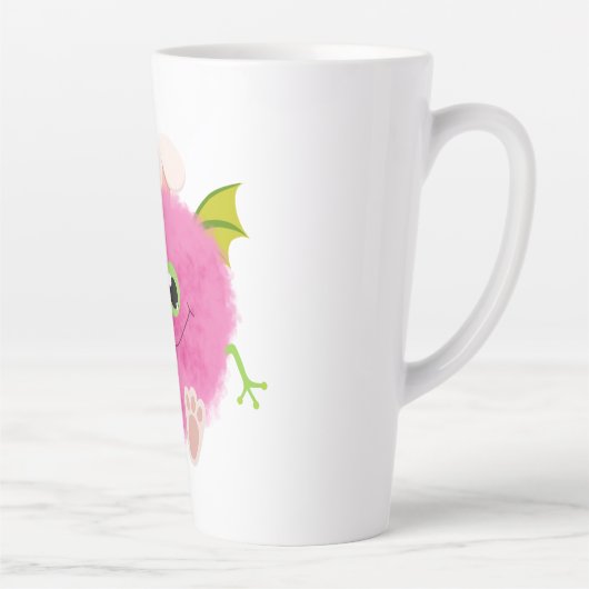 かわいいもふもふうさぎモンスター カフェラテマグ (右)