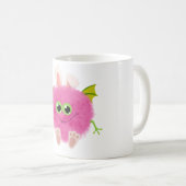かわいいもふもふうさぎモンスター コーヒーマグカップ (正面右)