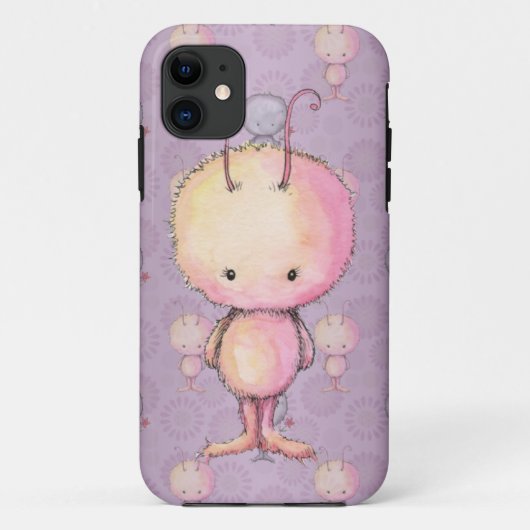 かわいいもふもふモンスター Case-Mate iPhoneケース (裏面)