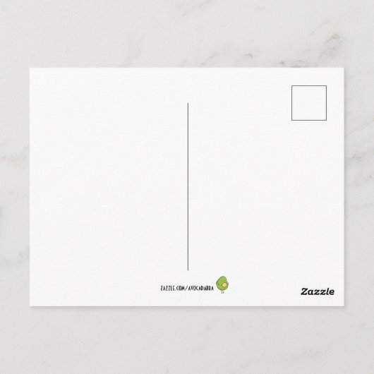 かわいいもやさつまいも🍠 ポストカード (裏面)