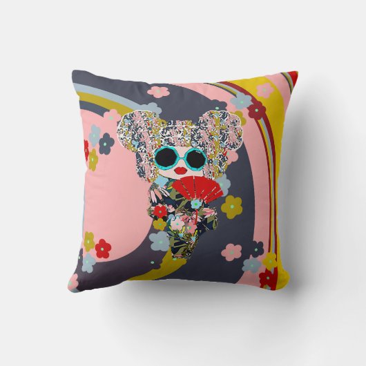 かわいいもんじ人形 クッション (裏面)