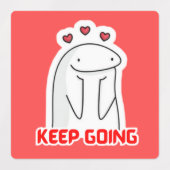 かわいいやる気を起こさせる学生用ステッカー ラベル (デザイン2)