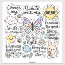 かわいいやる気を起こさせる引用文&ハッピーキャラクター