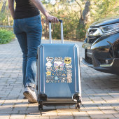 かわいいやる気を起こさせる引用文&ハッピーキャラクター シール (スーツケースインサイチュ)