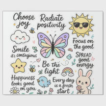 かわいいやる気を起こさせる引用文&ハッピーキャラクター