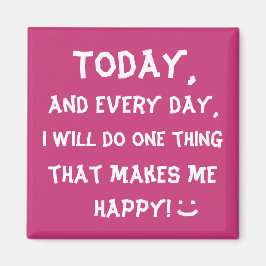 かわいいやる気を起こさせる言葉プリント マグネット