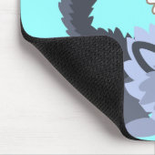 かわいいよくはしゃぐマンガの羊と狼のマウスパッド マウスパッド (コーナー)