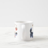 かわいいよくはしゃぐマンガの羊と狼エスプレッソマグカップ エスプレッソカップ (裏面)