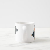 かわいいよくはしゃぐマンガベビーロットワイラー エスプレッソカップ (裏面)