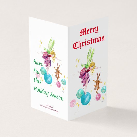 かわいいよくはしゃぐ妖精の色ボール幸せなバニー (外部)