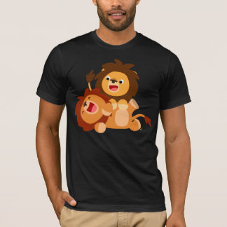 かわいいよくはしゃぐ漫画ライオンズTシャツ2枚 Tシャツ