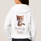 かわいいよくはしゃぐ猫 (裏面)