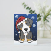 かわいいより素晴らしいスイス山のクリスマスの郵便はがき シーズンポストカード (スタンド正面)