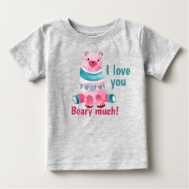 かわいいよ とっても愛してる! ベビーTシャツ