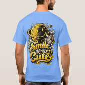 かわいいよ、笑って Tシャツ (裏面)