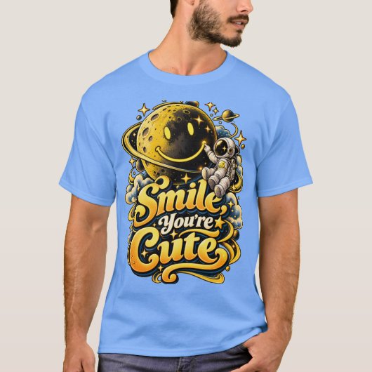かわいいよ、笑って Tシャツ (正面)