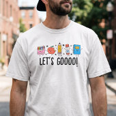 かわいいらくがきのバックトゥスクール Tシャツ
