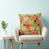 かわいいりんごのイラストレーションパターン クッション (椅子)