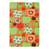 かわいいりんごのイラストレーションパターン ミニクリップボード (裏面)